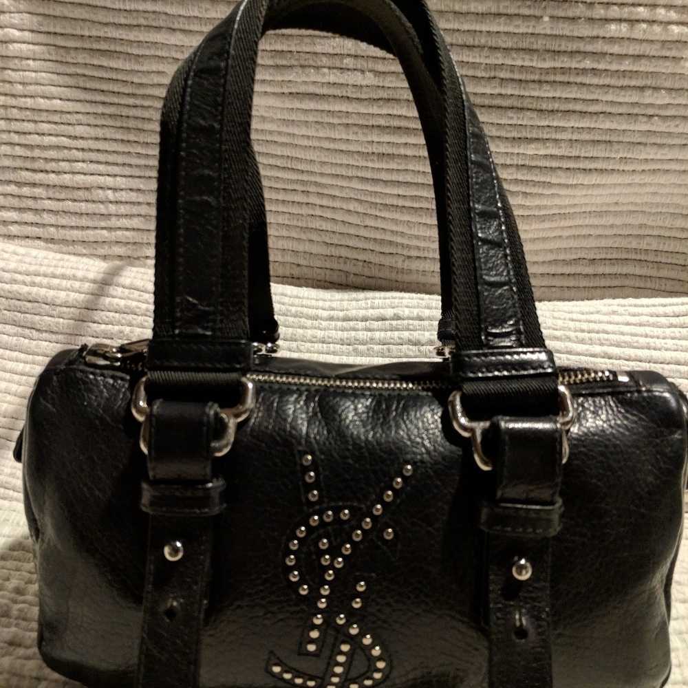 YSL bag authentic black leather